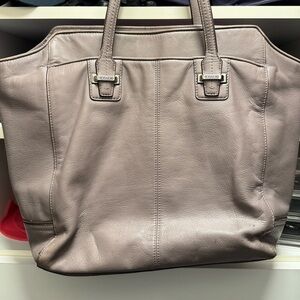 Coach light purple briefcase bag.